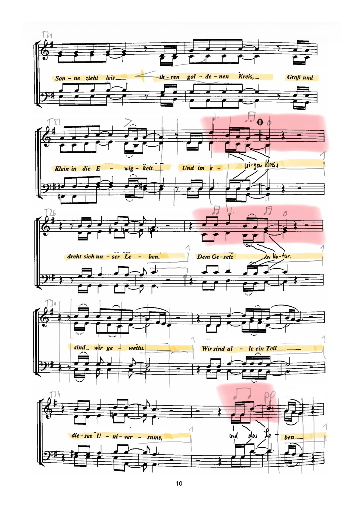 Der ewige Kreis – Noten Seite 2