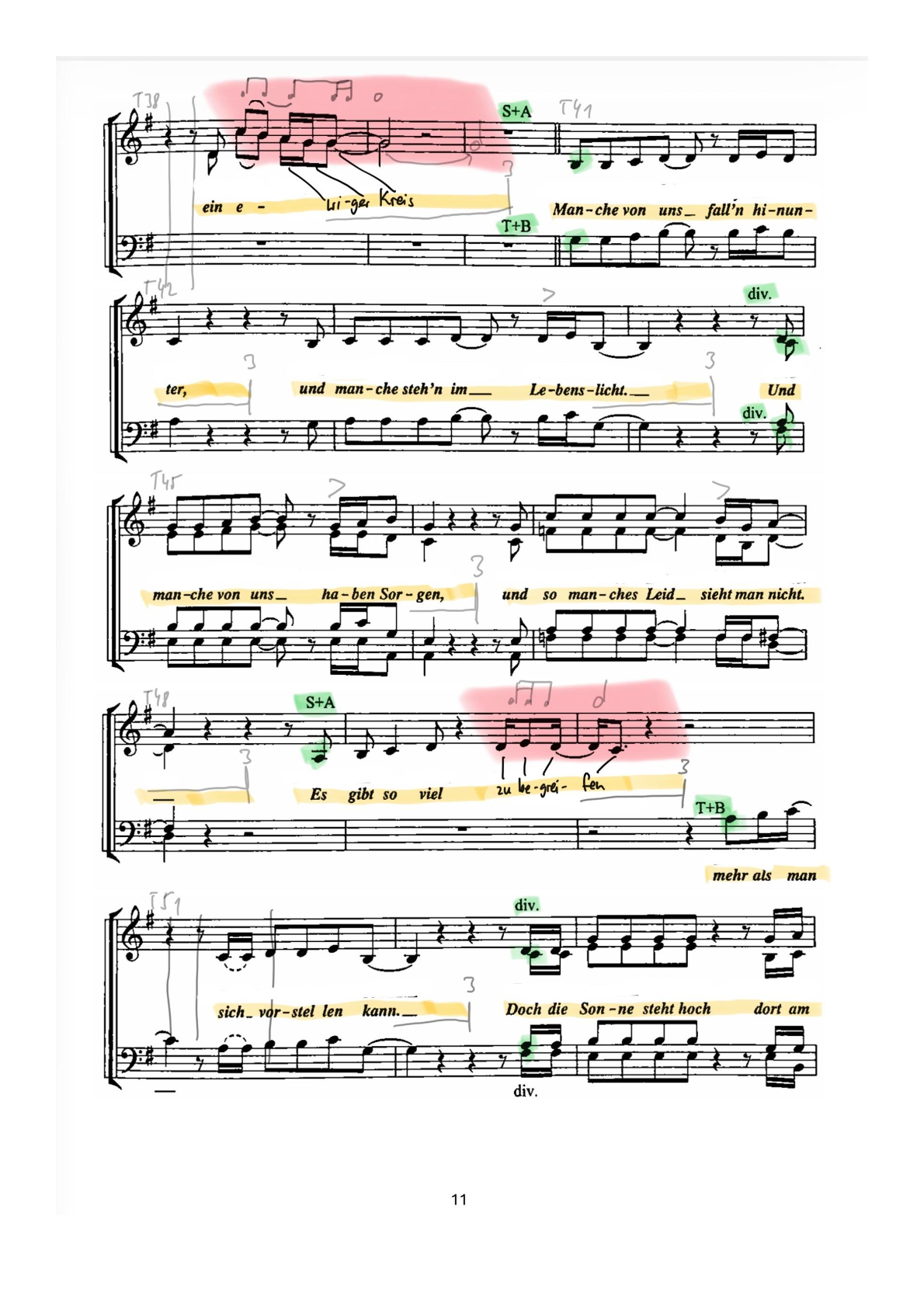 Der ewige Kreis – Noten Seite 3